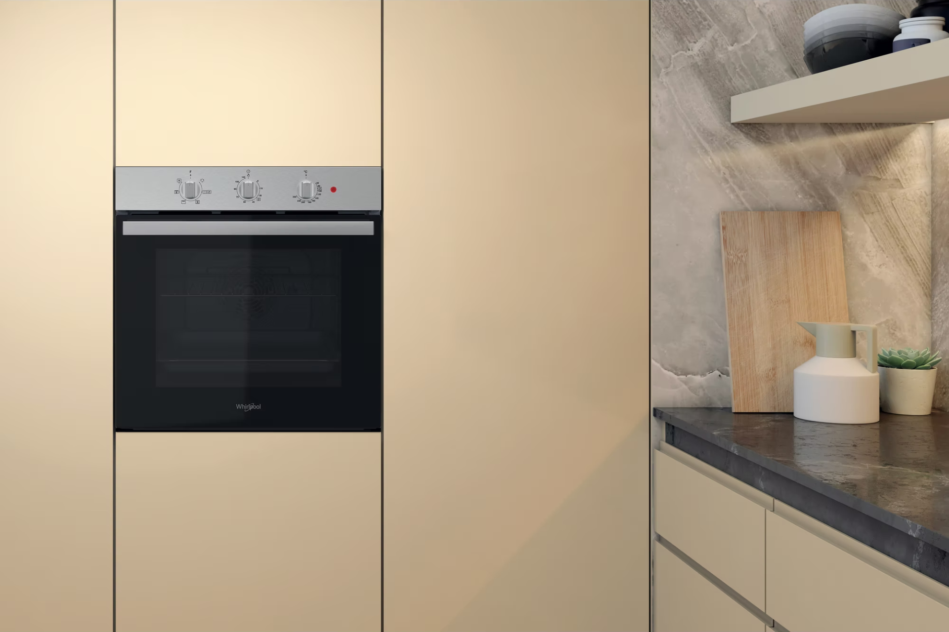 WHIRLPOOL NEW ACTUAL multifunctionele oven - 60cm - OMR35HR0X