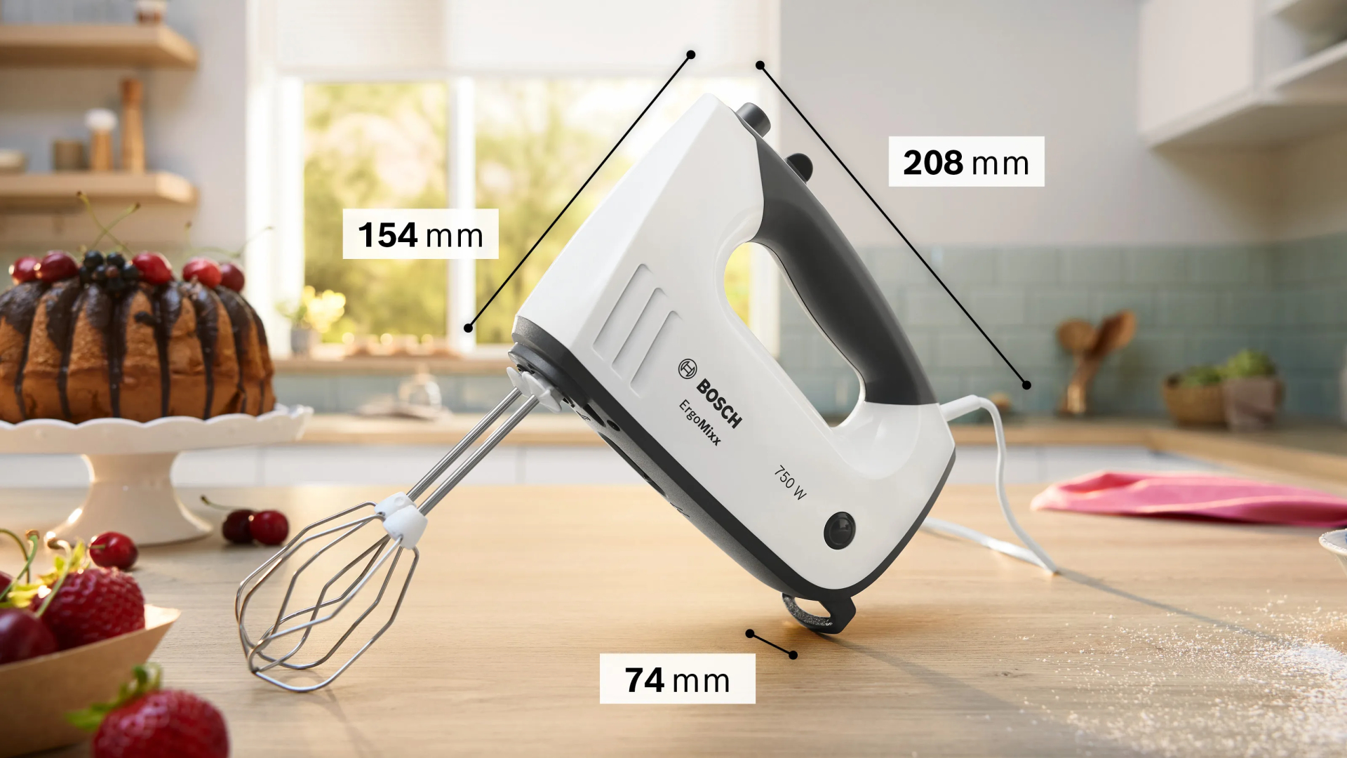 BOSCH  ERGOMIXX handmixer - MFQ37480