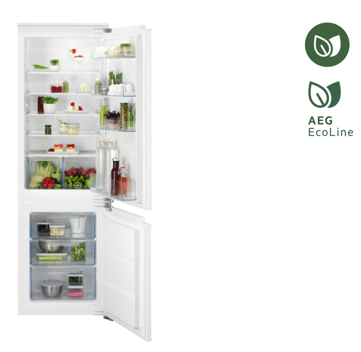 AEG TSC5S181DF 5000 koel-/vriescombinatie - 178cm