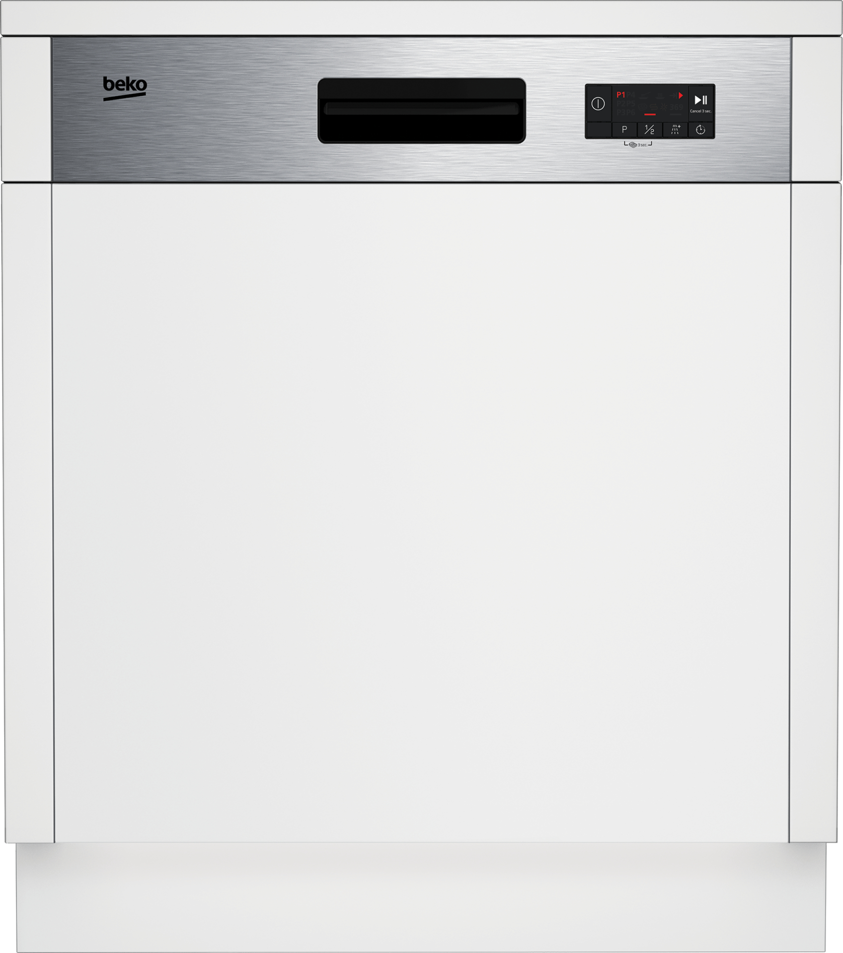 BEKO vaatwasser met bedieningspaneel - BDSN153E3X