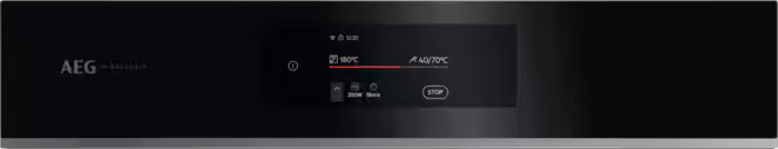 AEG 8000 multifunctionele oven met microgolfoven - 45cm - TK8NK72FB