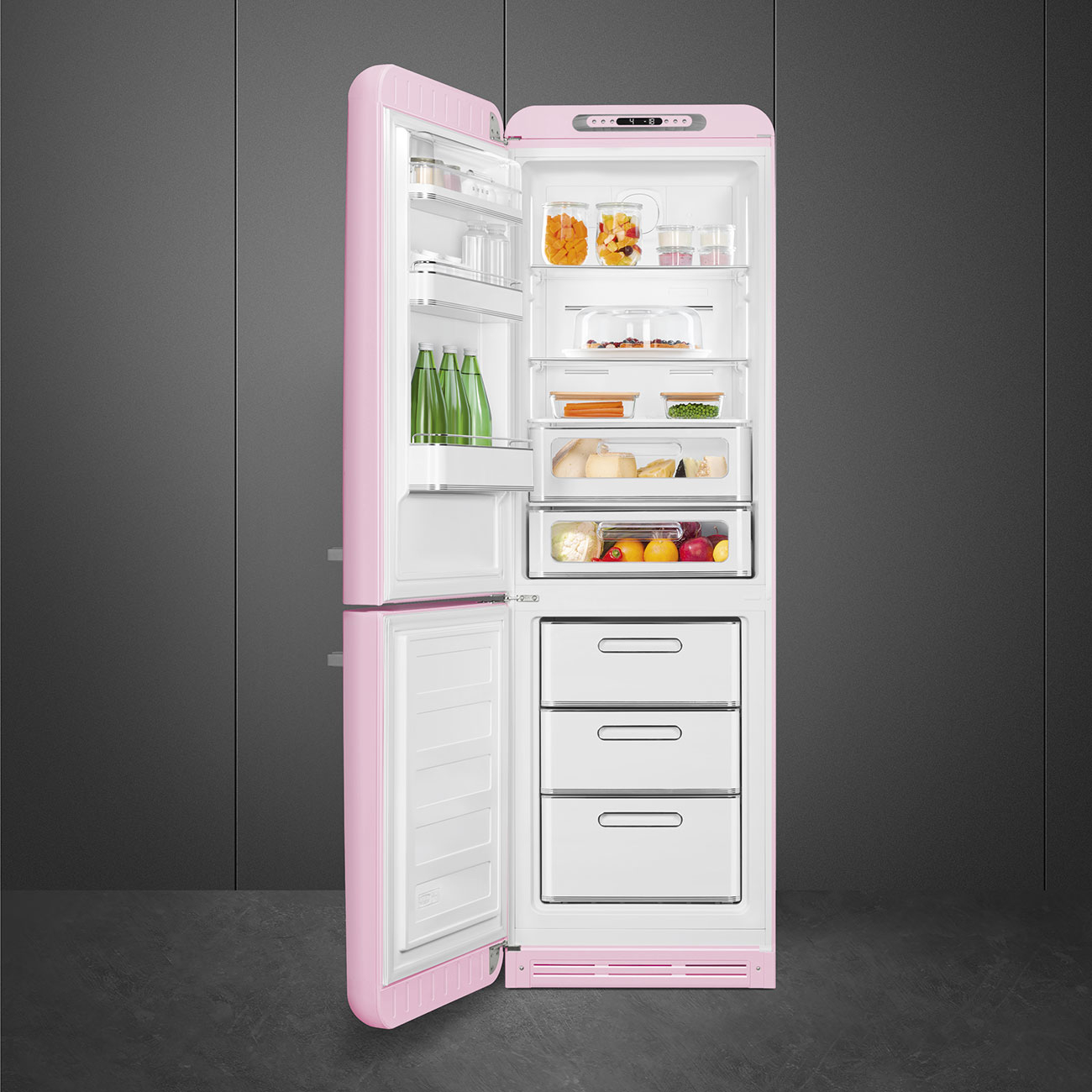 SMEG 50's Style Vrijstaande koel-vriescombinatie - FAB32LPK6