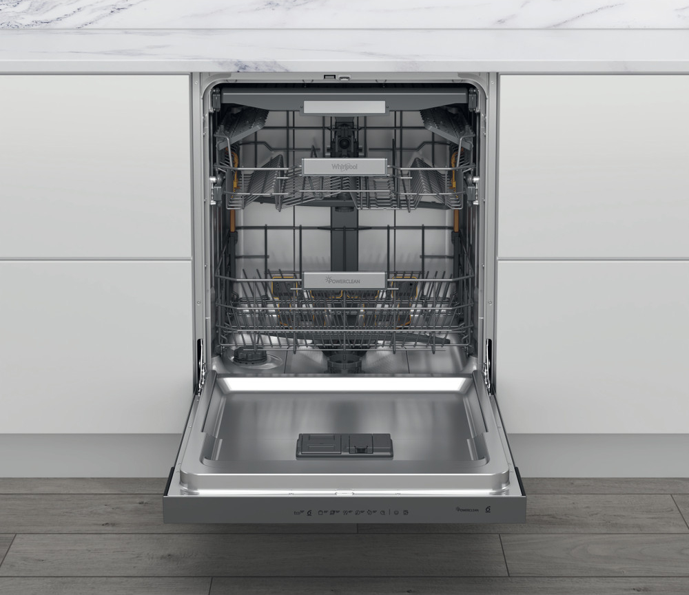 WHIRLPOOL vaatwasser met bedieningspaneel - WBO3T133PFX