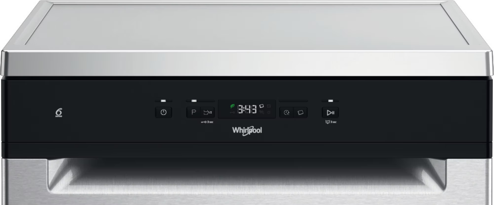 WHIRLPOOL vrijstaande vaatwasser - W2FHD624X