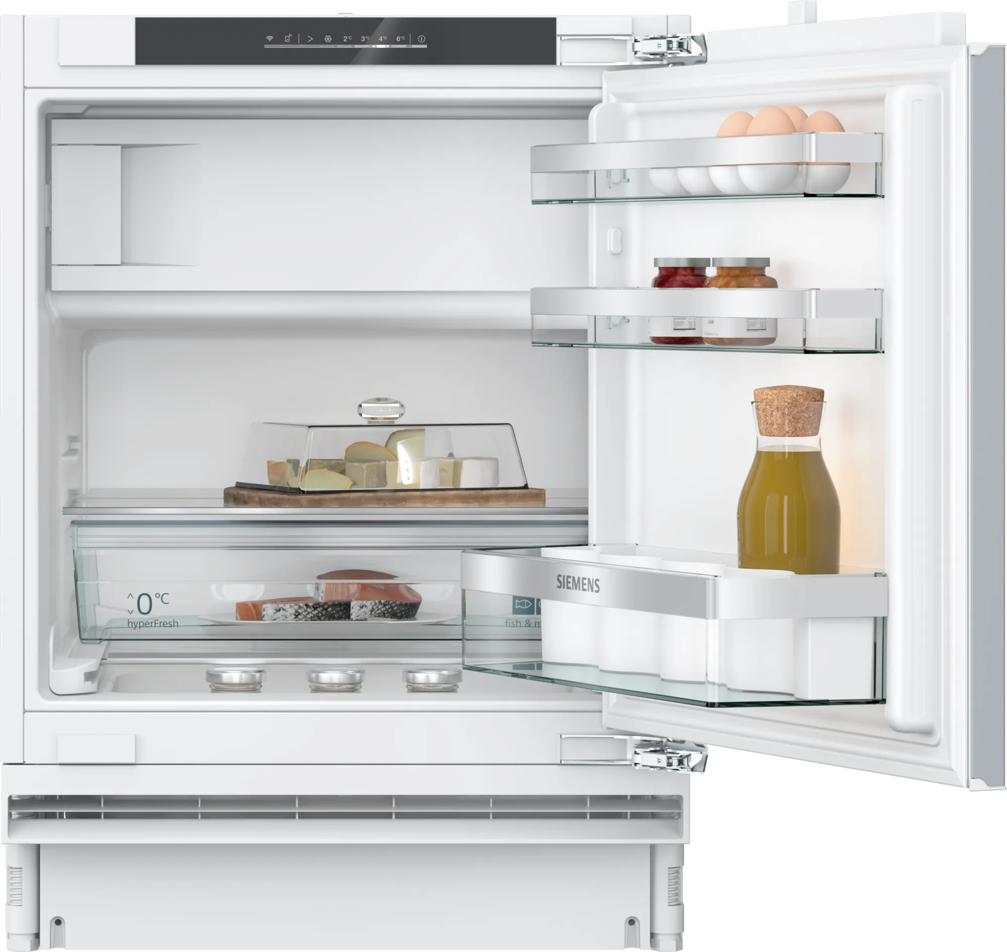 SIEMENS KU22LADD0 IQ500 onderbouw koelkast met vriesvak - 82cm