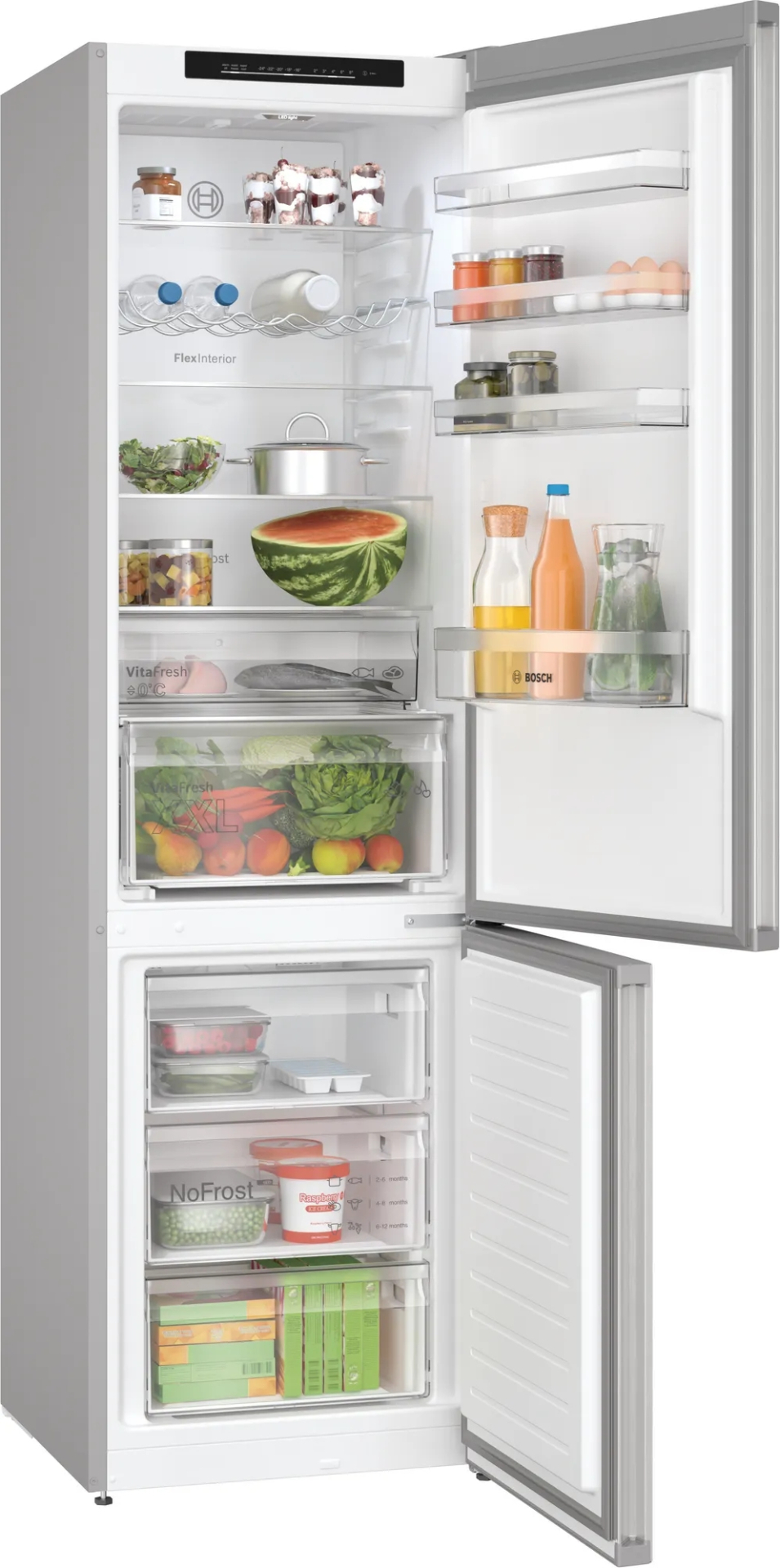 BOSCH SERIE 4 Vrijstaande koel-vriescombinatie - KGN392LBF