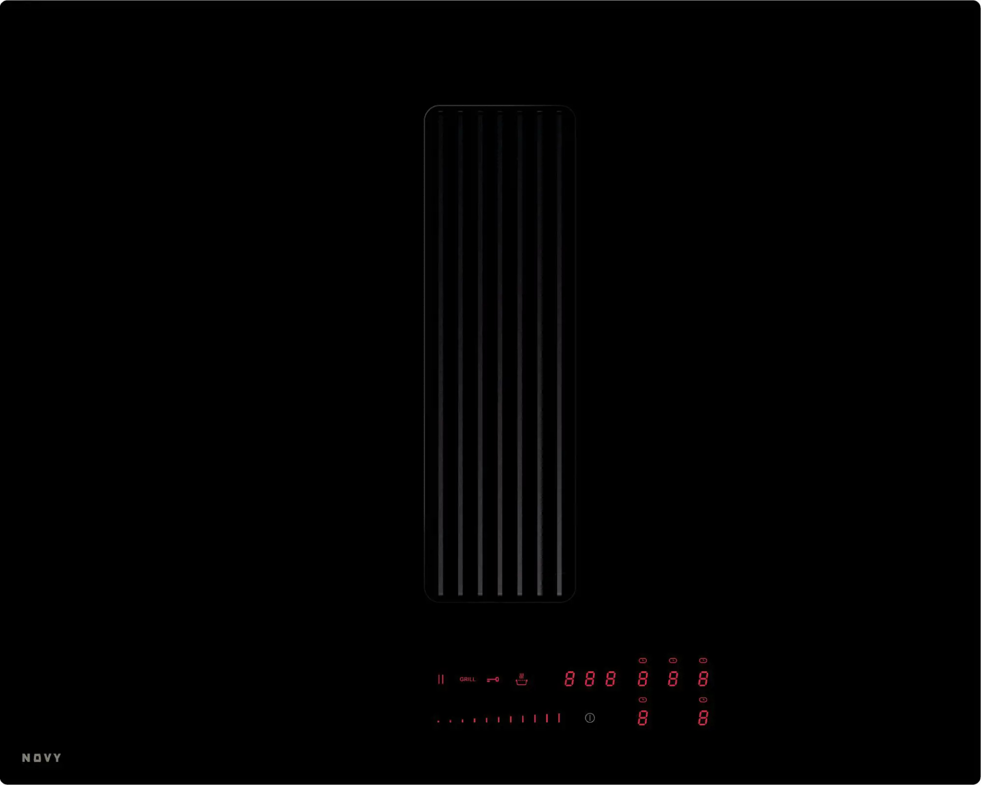 NOVY EASY kookplaat met afzuiging - 65cm - 1871