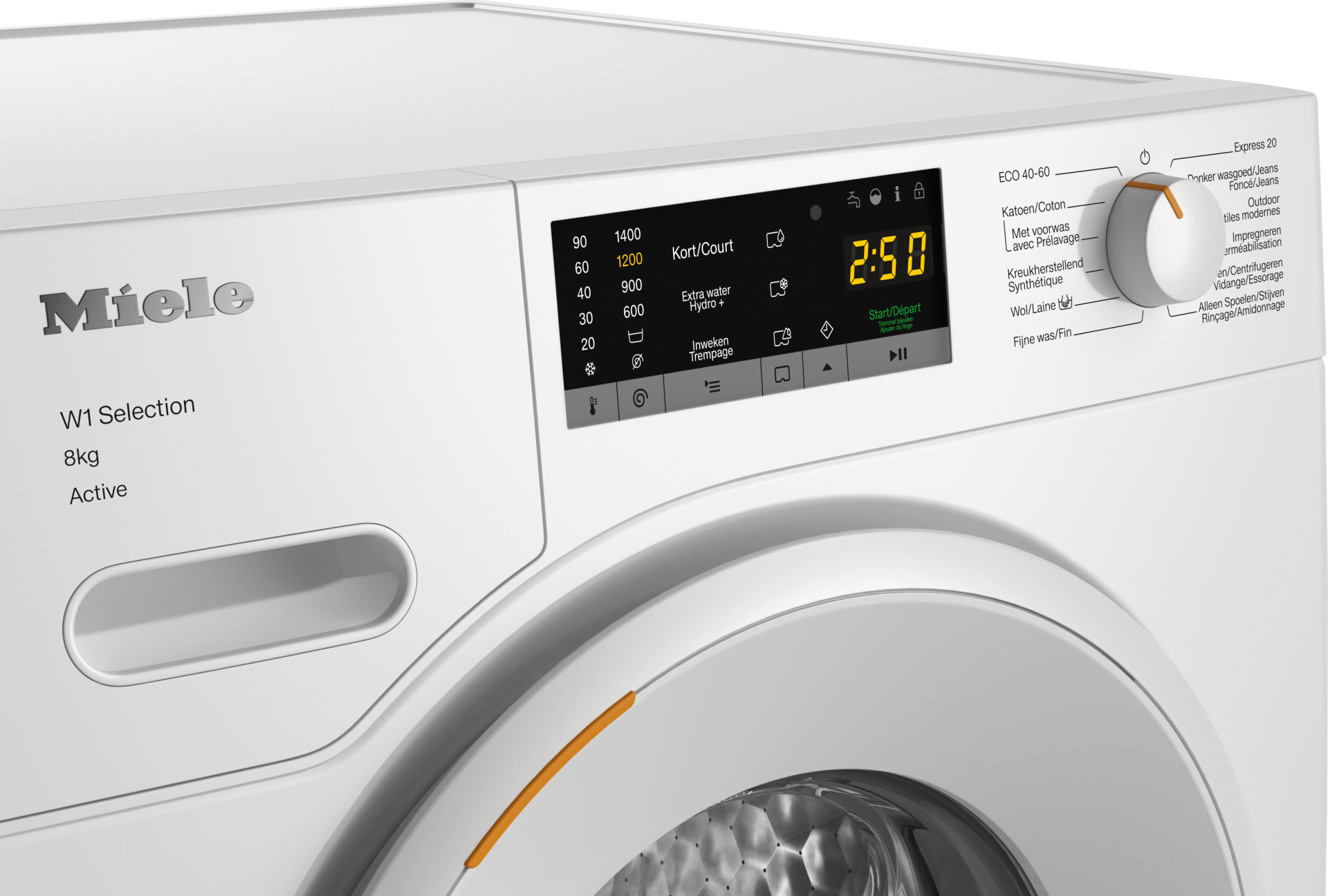 MIELE SELECTION WHITE EDITION Wasmachine 8 kg - WSA123WCS