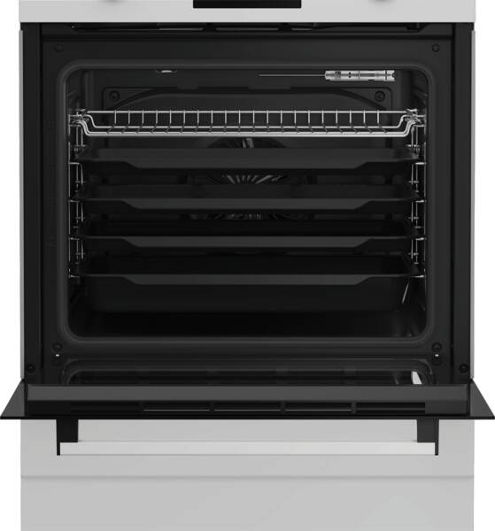BEKO fornuis met inductie kookplaat - 60cm - FBMA6930GW