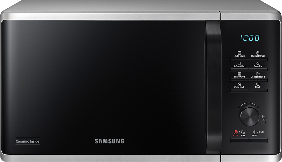 SAMSUNG vrijstaande microgolfoven - 28cm - MS23B3515AS