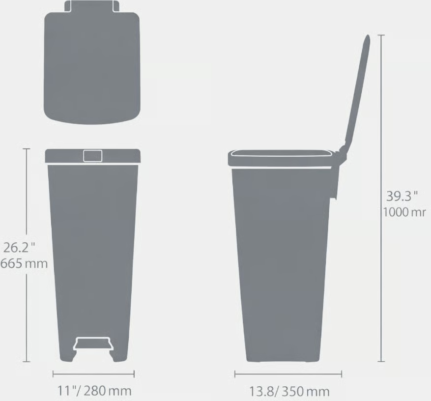 BRABANTIA pedaalemmer - 251849