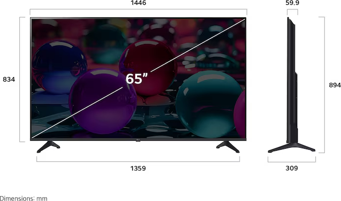 LG Televisie 65" LED 4K (UHD) - 65UA73006LA