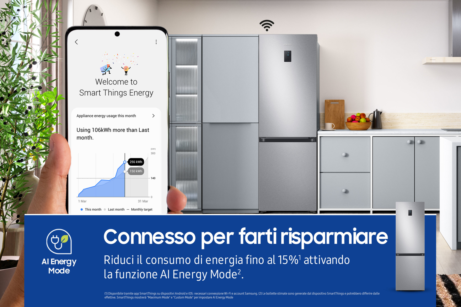 SAMSUNG vrijstaande koel-/vriescombinatie - 185cm - RB34C675DSA/EF