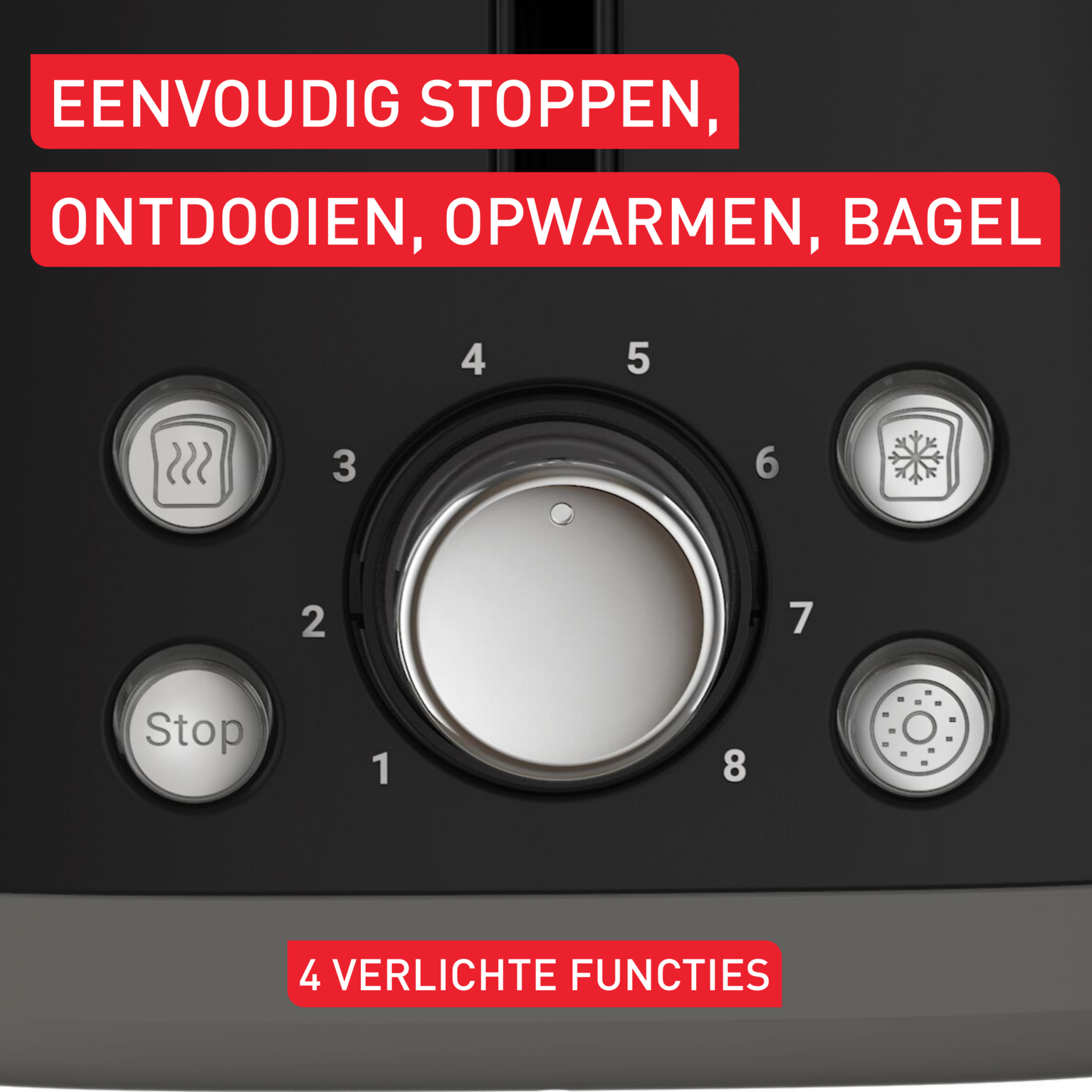 TEFAL Broodrooster zwart - TT7208E0