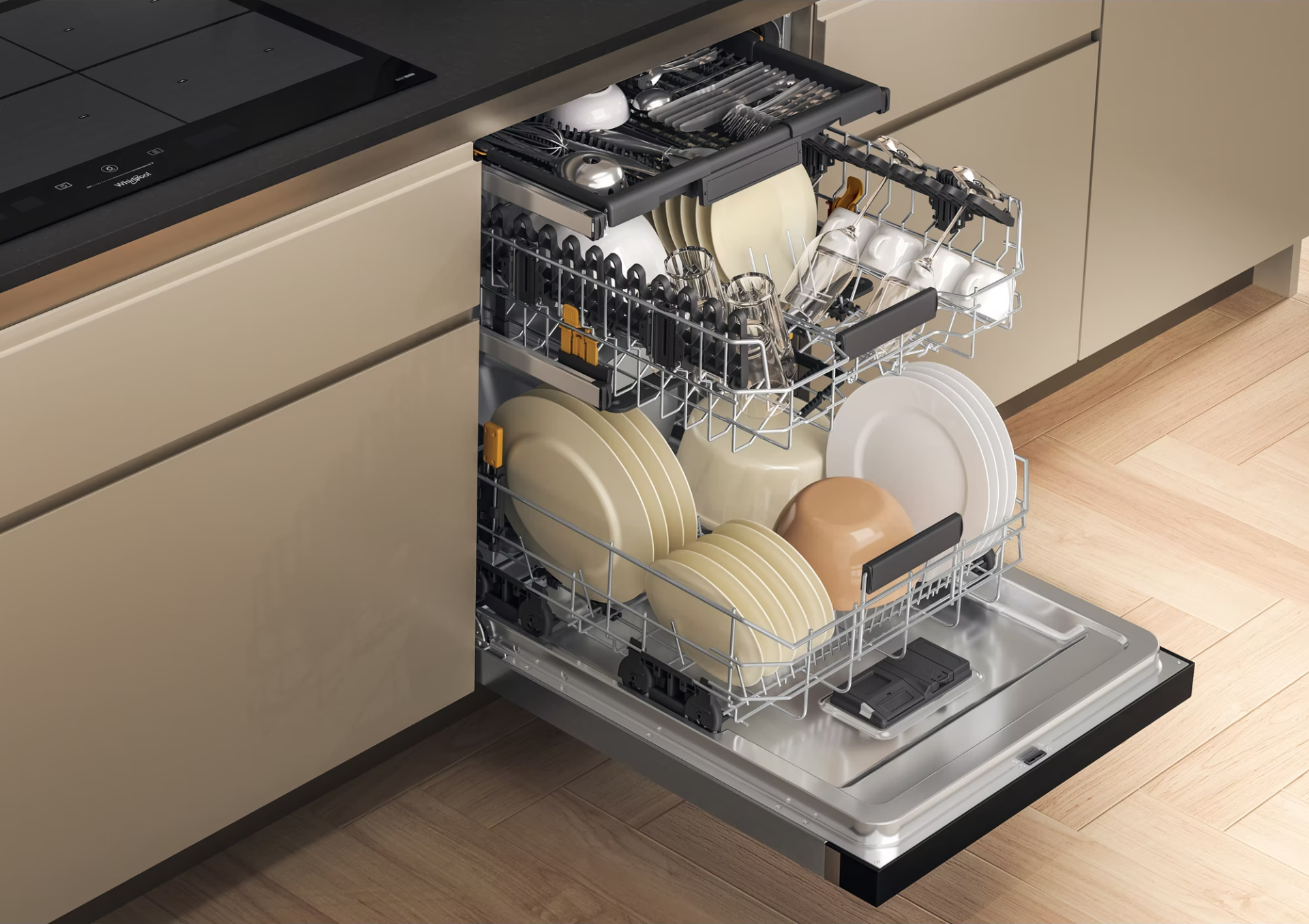 WHIRLPOOL vaatwasser onderbouw - W7UHS31X