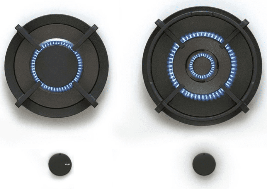 NOVY gaskookplaat - domino - 56083