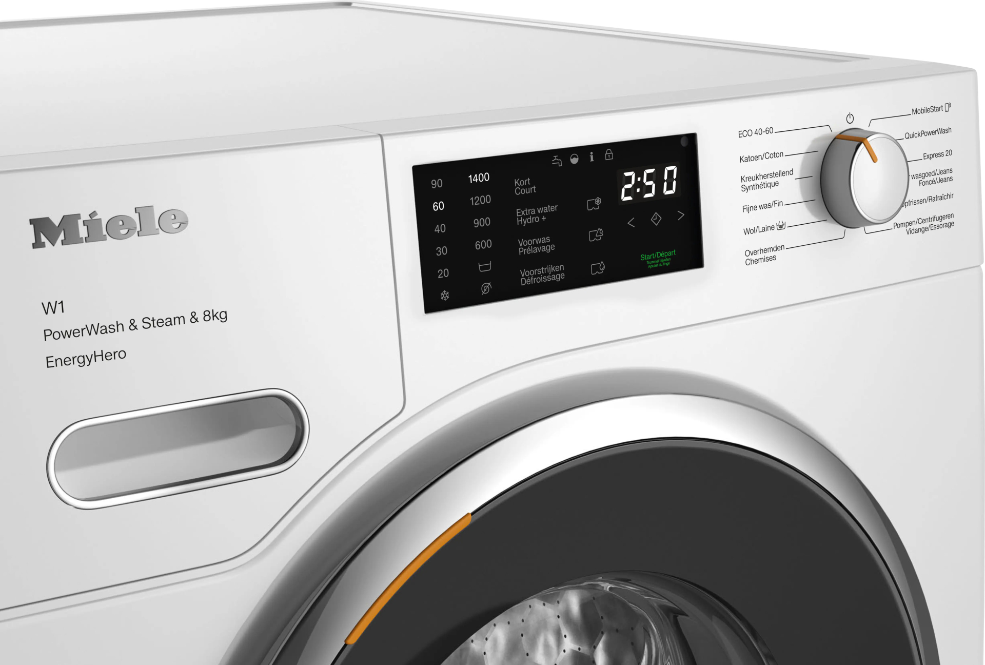 MIELE CLASSIC WHITE EDITION Wasmachine 8 kg - WWE380WCS