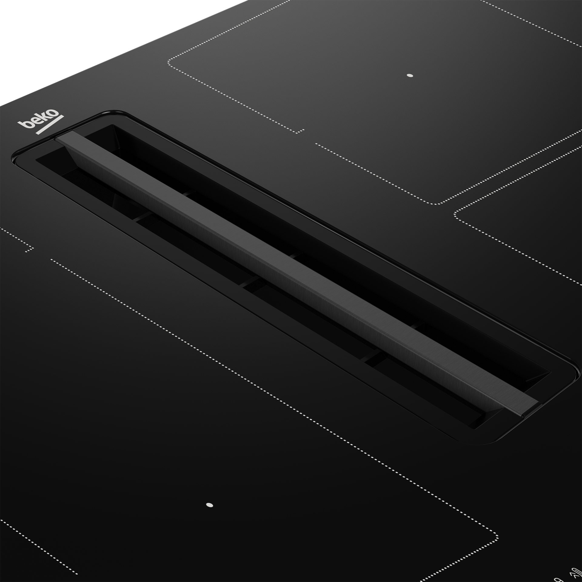 BEKO kookplaat met afzuiging - 80cm - HIXI84700UF