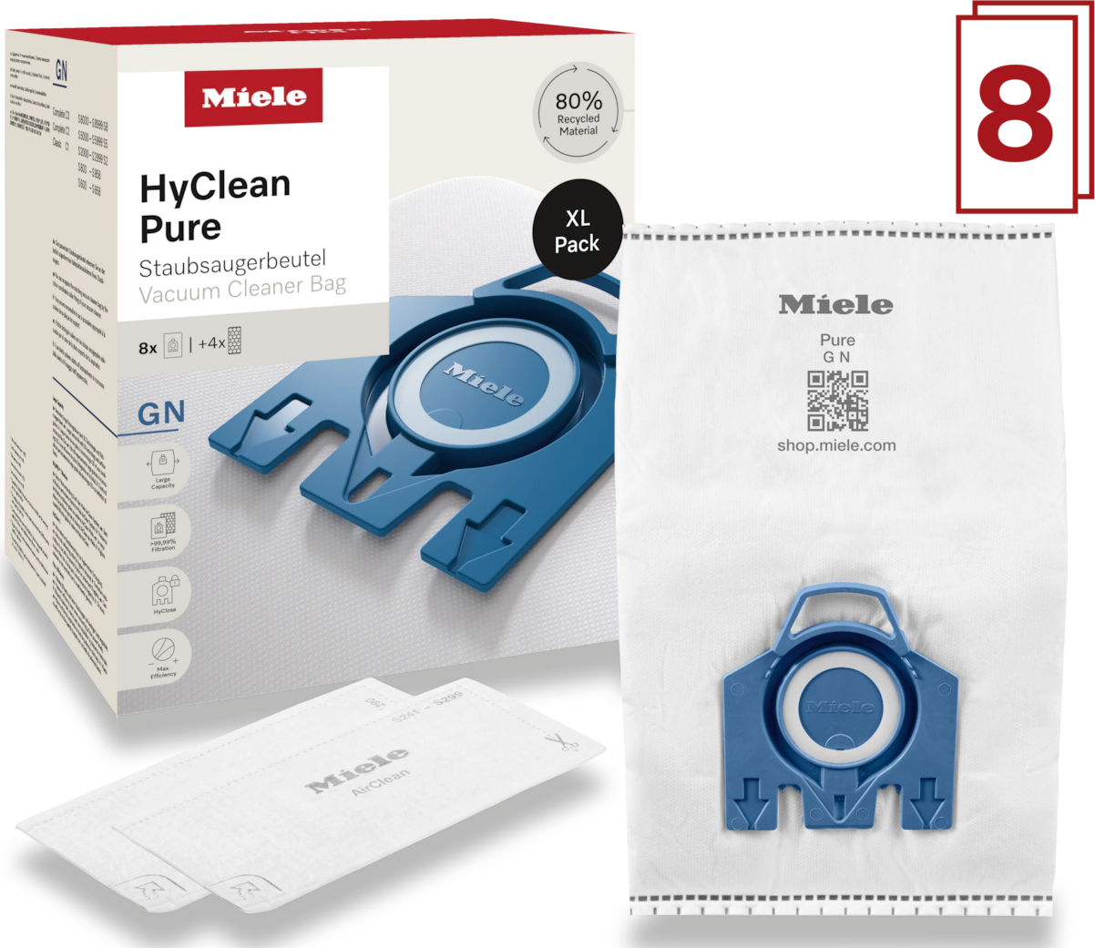 MIELE stofzuigerzak - GNXLHYCLEANPURE