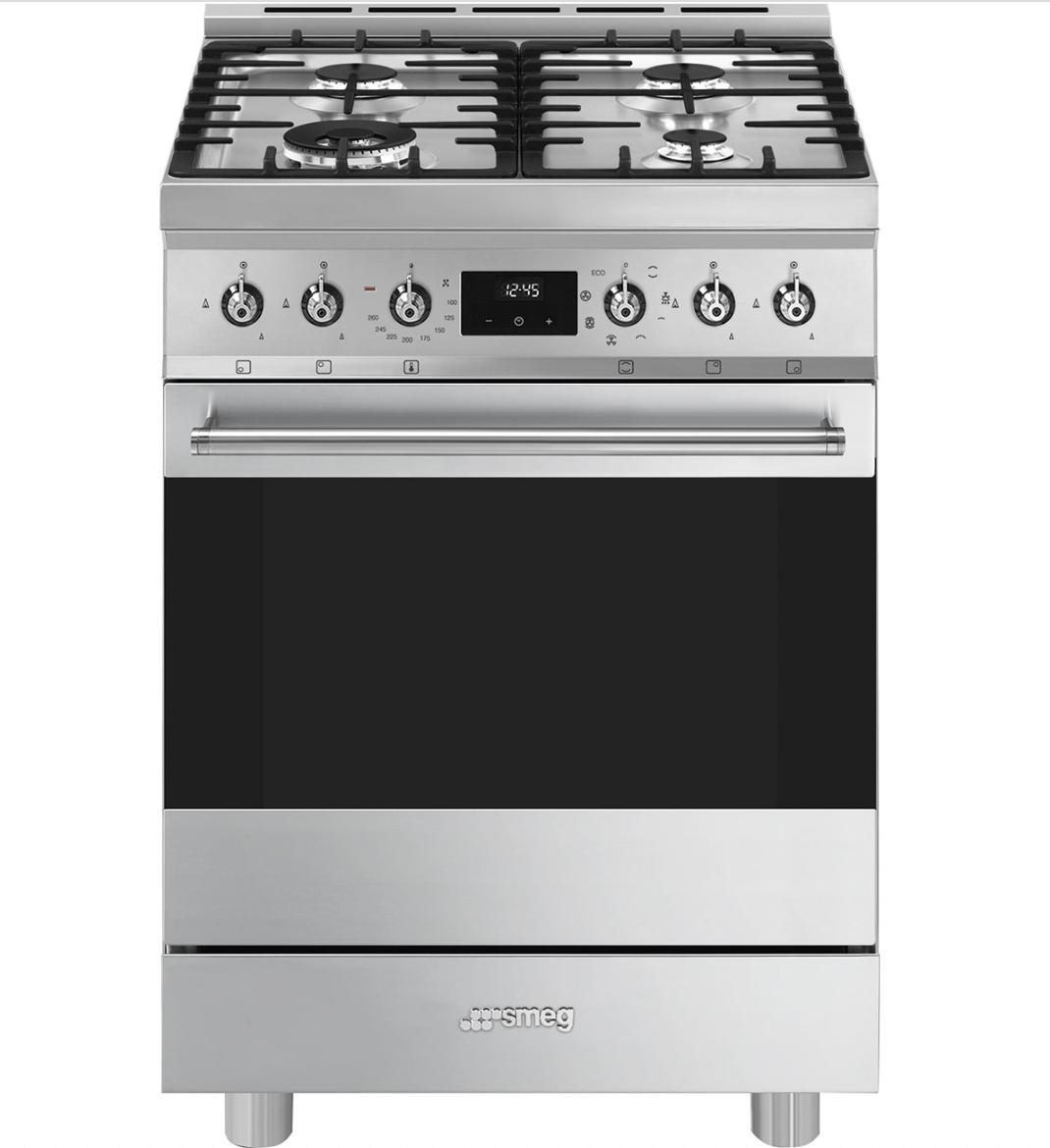 SMEG C6GMX2 fornuis met gaskookplaat - 60cm