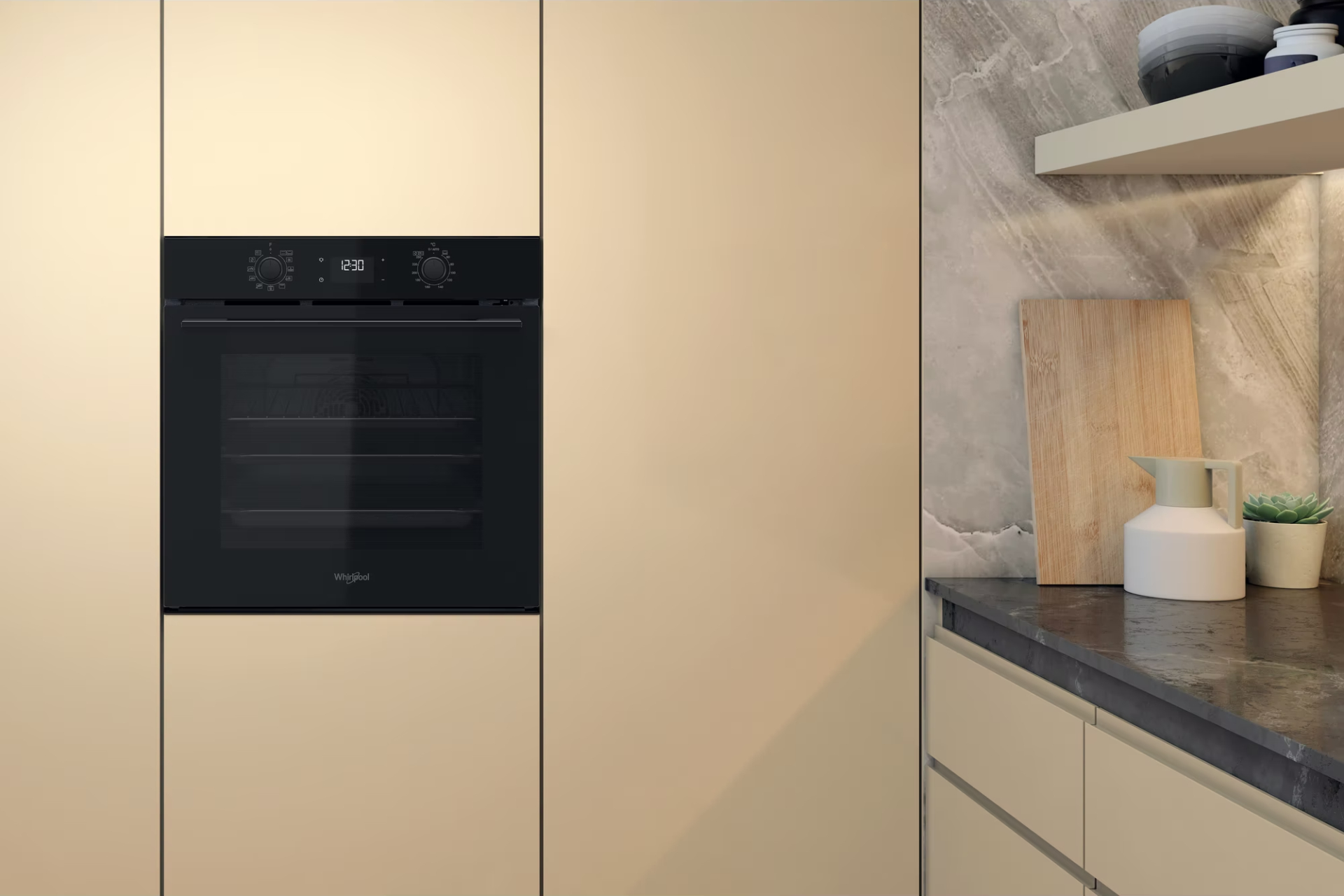 WHIRLPOOL NEW ACTUAL multifunctionele oven - 60cm - OMK58RU0B