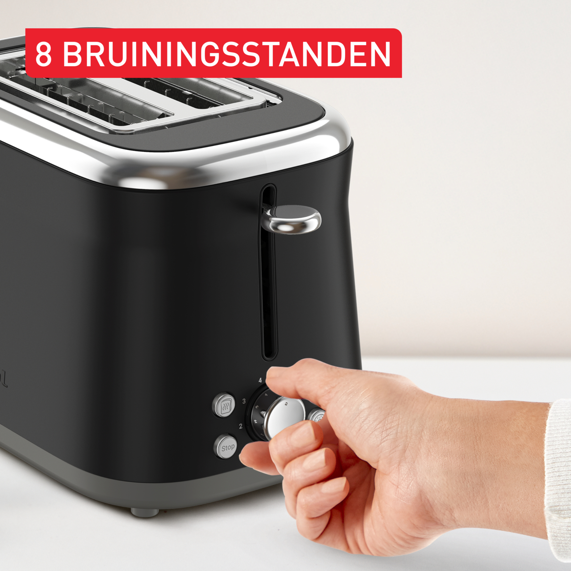 TEFAL Broodrooster zwart - TT7208E0
