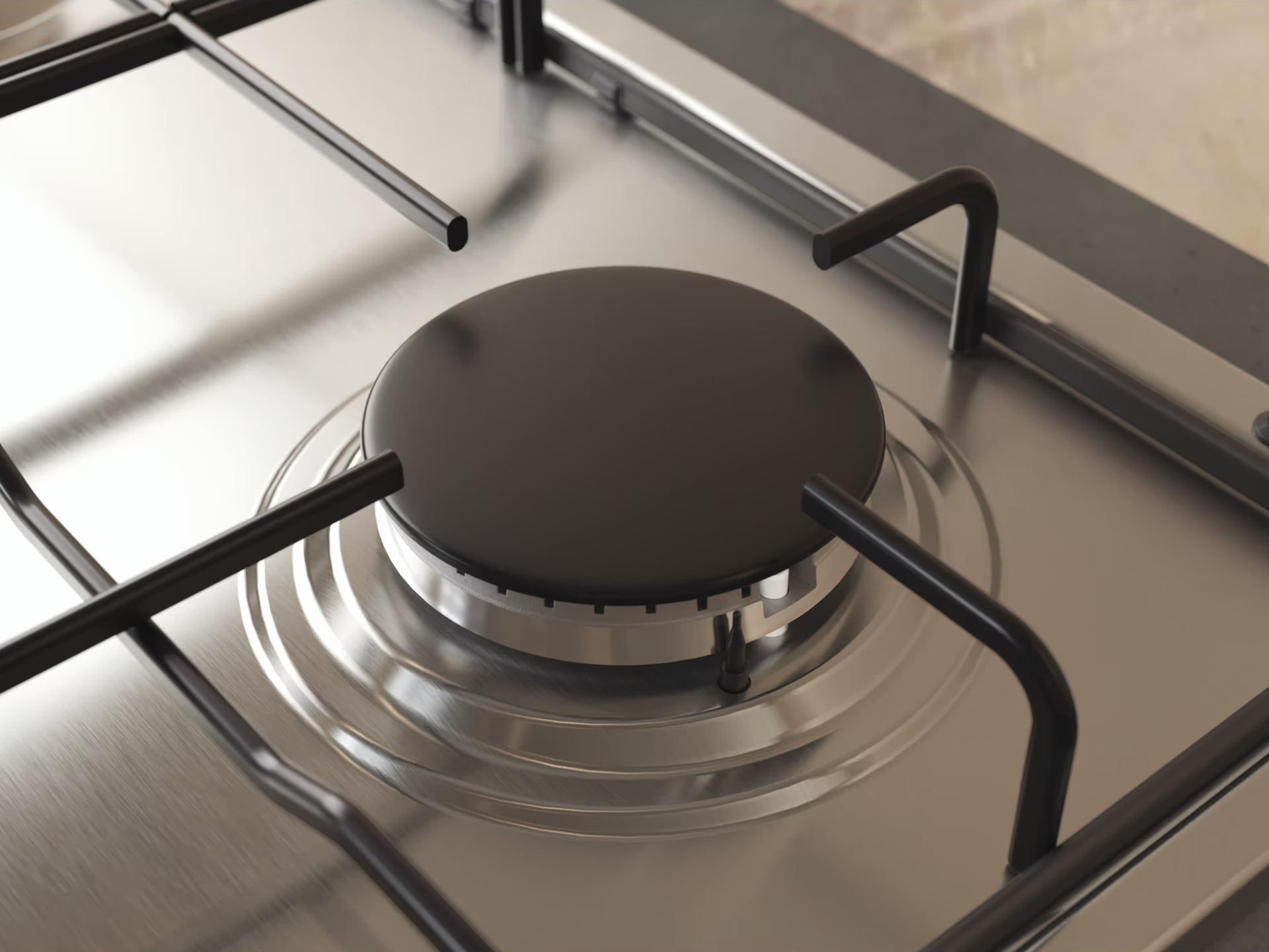 WHIRLPOOL gaskookplaat - 60cm - TGML650IX