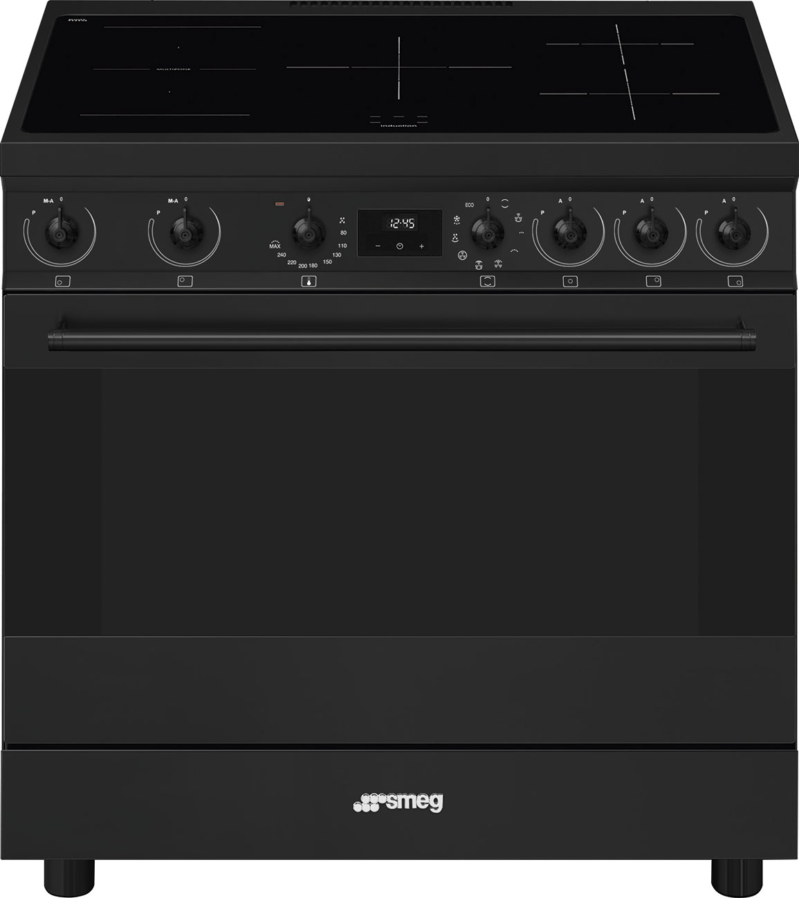 SMEG fornuis met inductie kookplaat - 90cm - C9IMN2