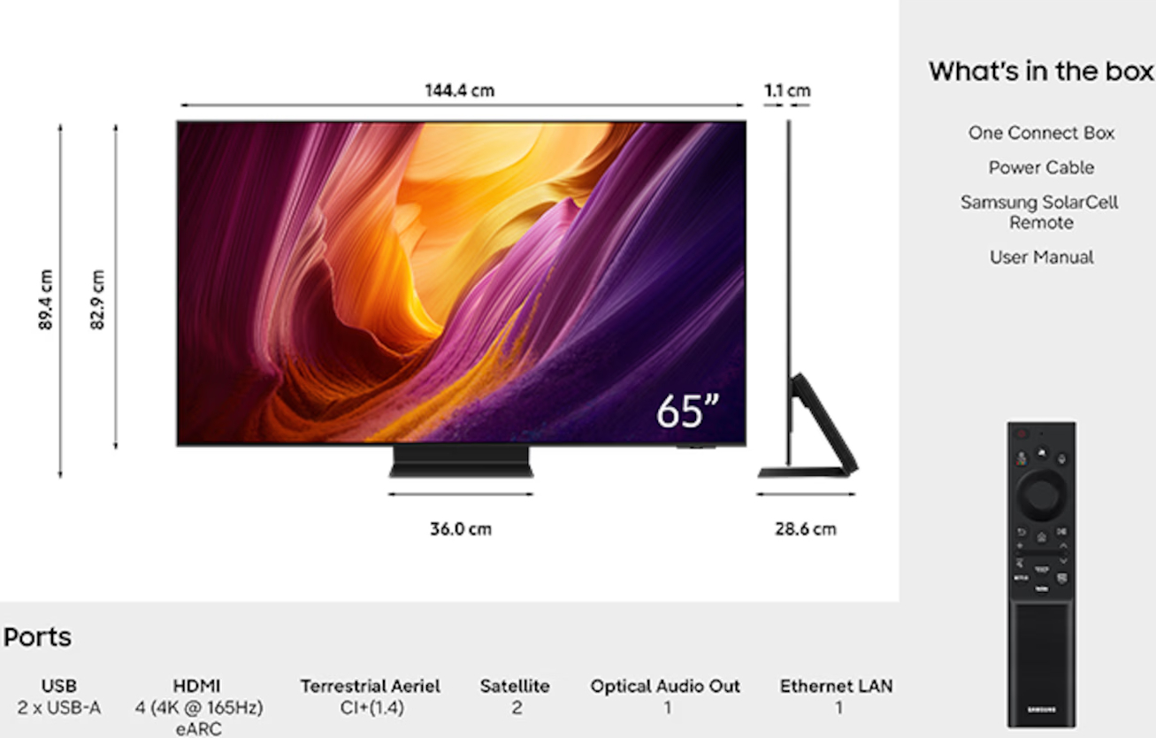 SAMSUNG QE65S95HFTXXN