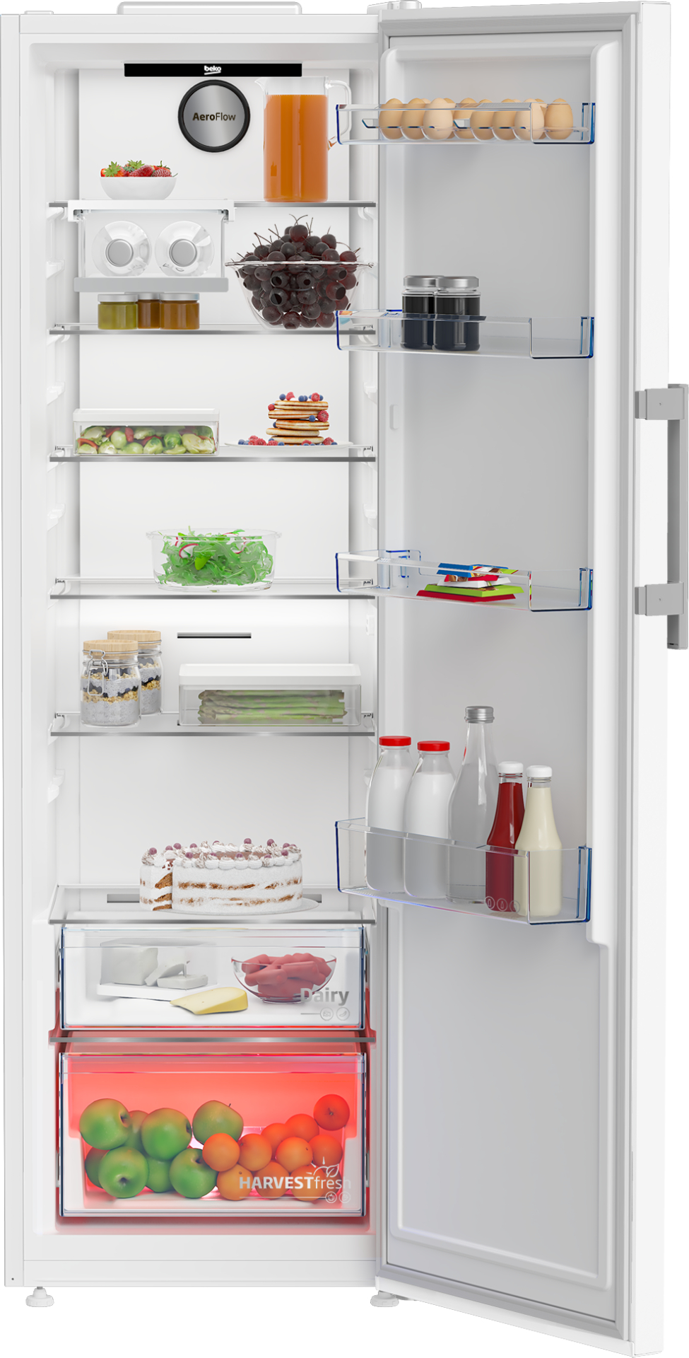 BEKO Vrijstaande koelkast - B3RMLNE444HW1