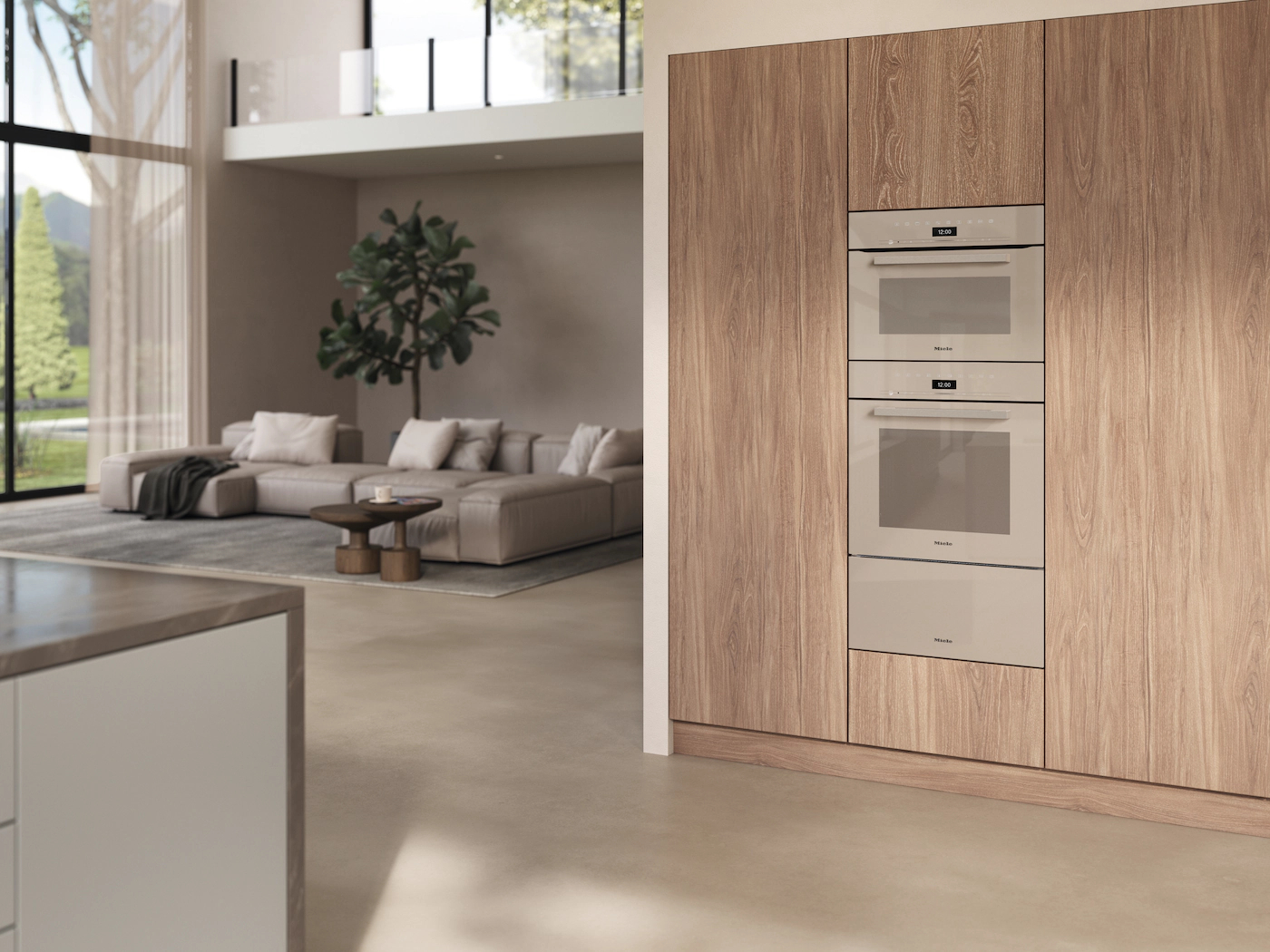 MIELE multifunctionele oven met stoom - 45cm - DGC7440HCPROPEARLBEIGEEU3