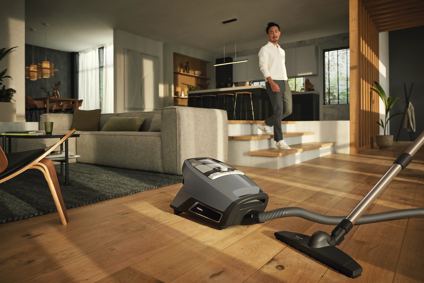 MIELE BLIZZARD stofzuiger zonder zak - BLIZZARDCX1PARQUETXLPOWERLINEGRGR