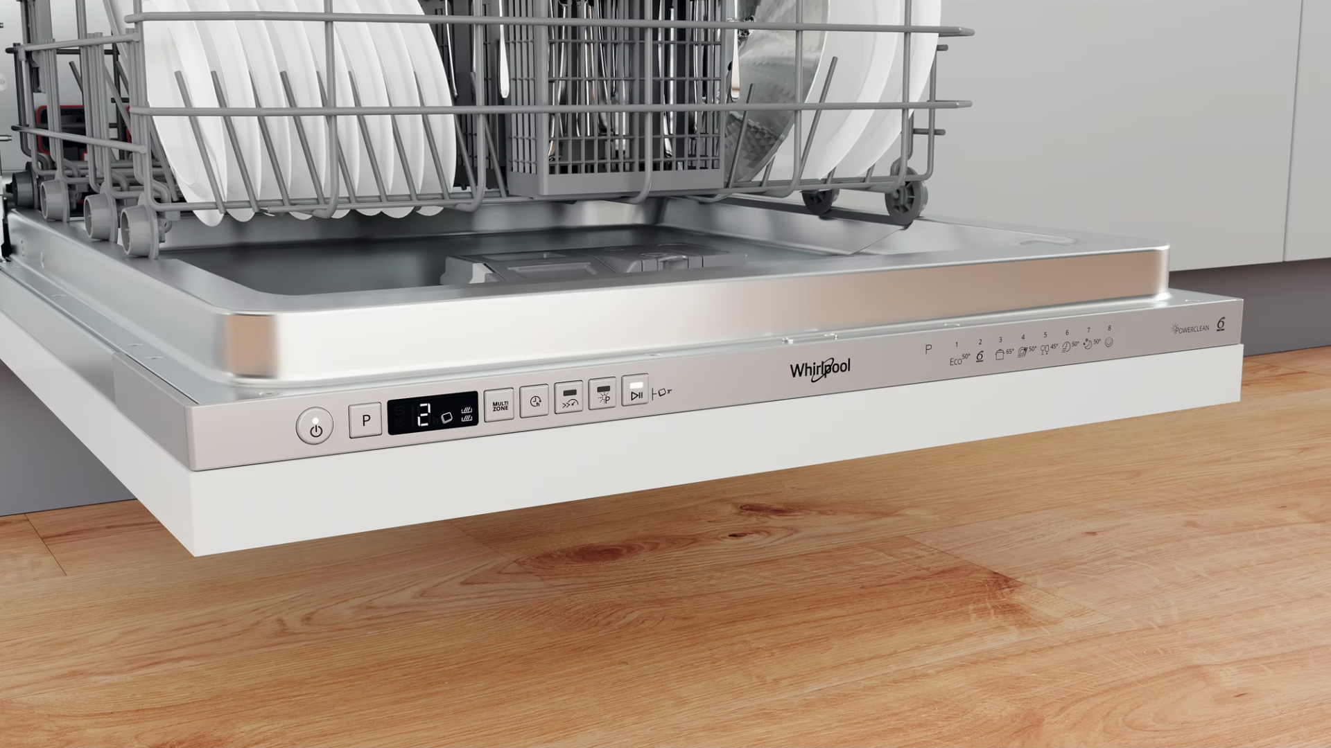WHIRLPOOL vaatwasser volledig integreerbaar - WIC3C33PE