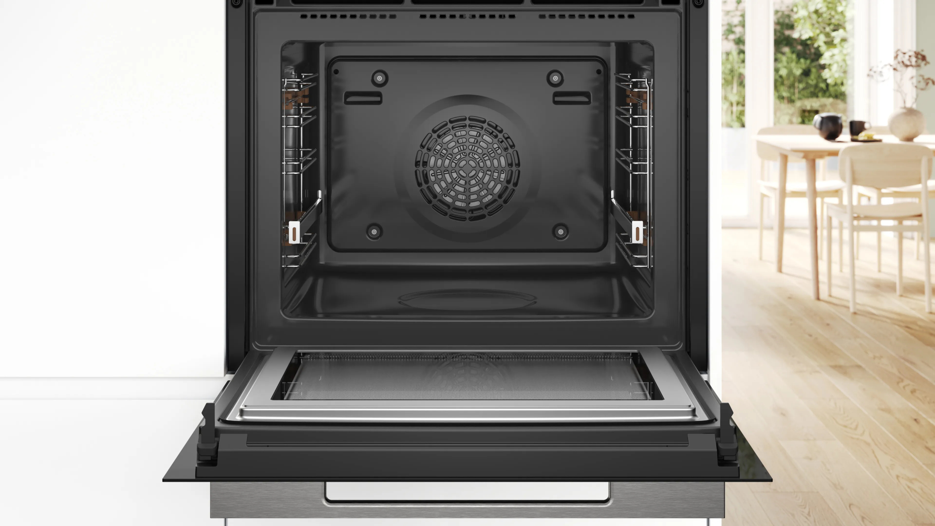 BOSCH SERIE 8 multifunctionele oven met microgolfoven - 60cm - HMG776KB1