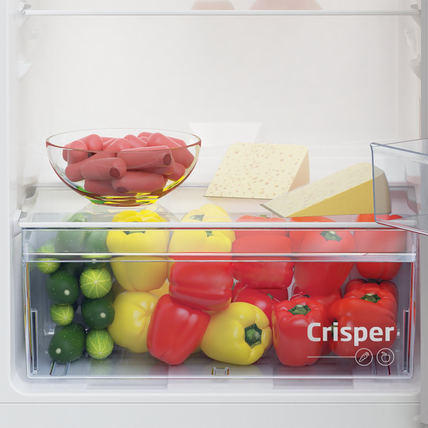 BEKO vrijstaande koelkast zonder vriesvak - 145cm - RSSE265K40WN