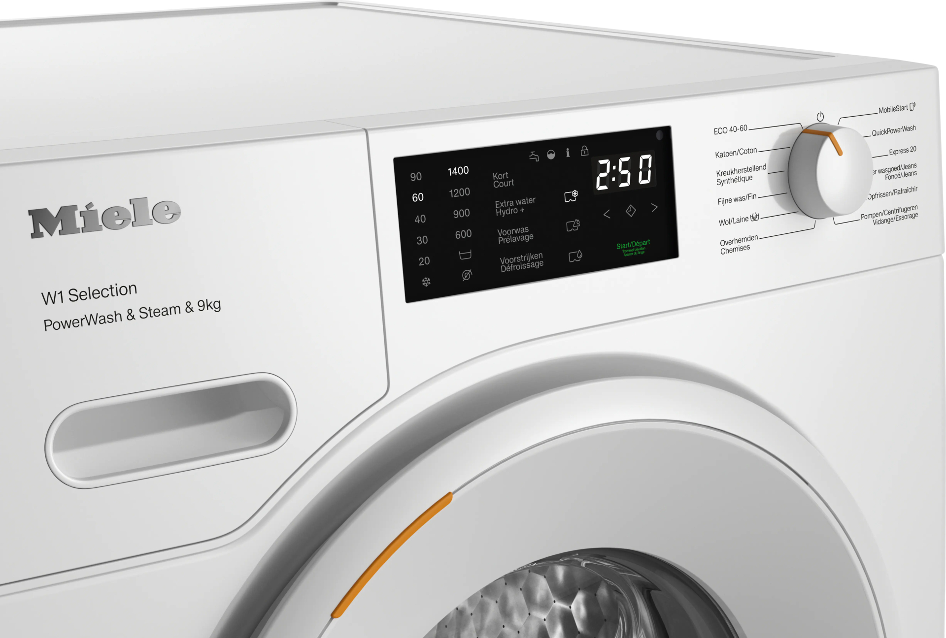 MIELE SELECTION WHITE EDITION Wasmachine 9 kg - WSD383WCS