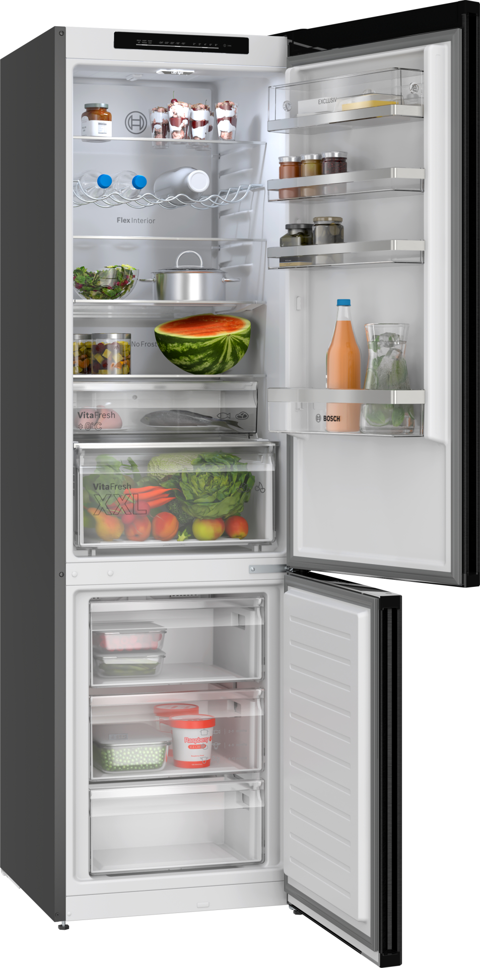 BOSCH SERIE 4 vrijstaande koel-/vriescombinatie - 203cm - KGN39EXCF