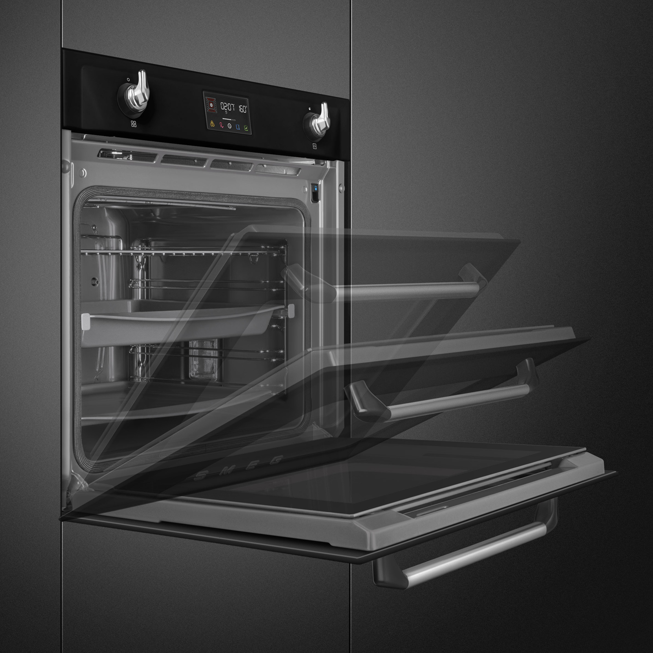SMEG Victoria Inbouw combi-stoomoven - SOP6902S2PN