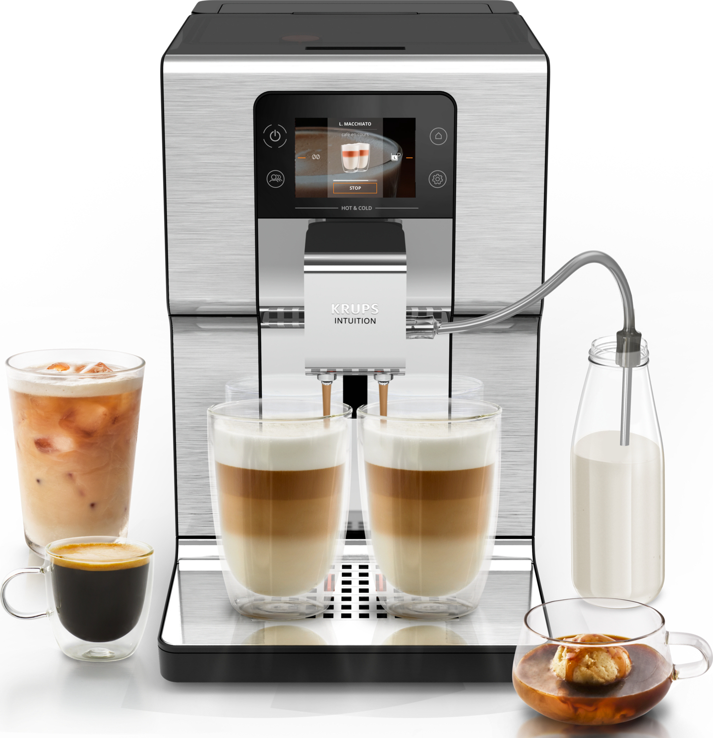 KRUPS Espressomachine zilver vol-automatisch - EA879EE0