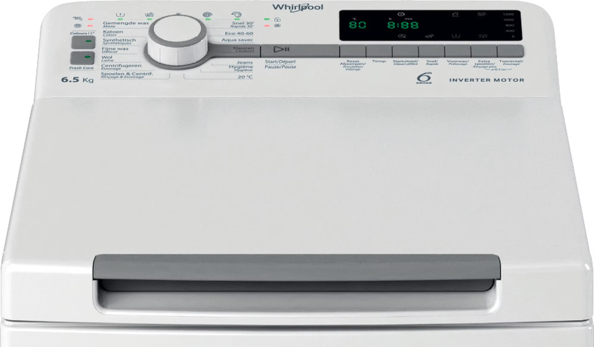 WHIRLPOOL Wasmachine 6.5 kg - TDLR65251BBE