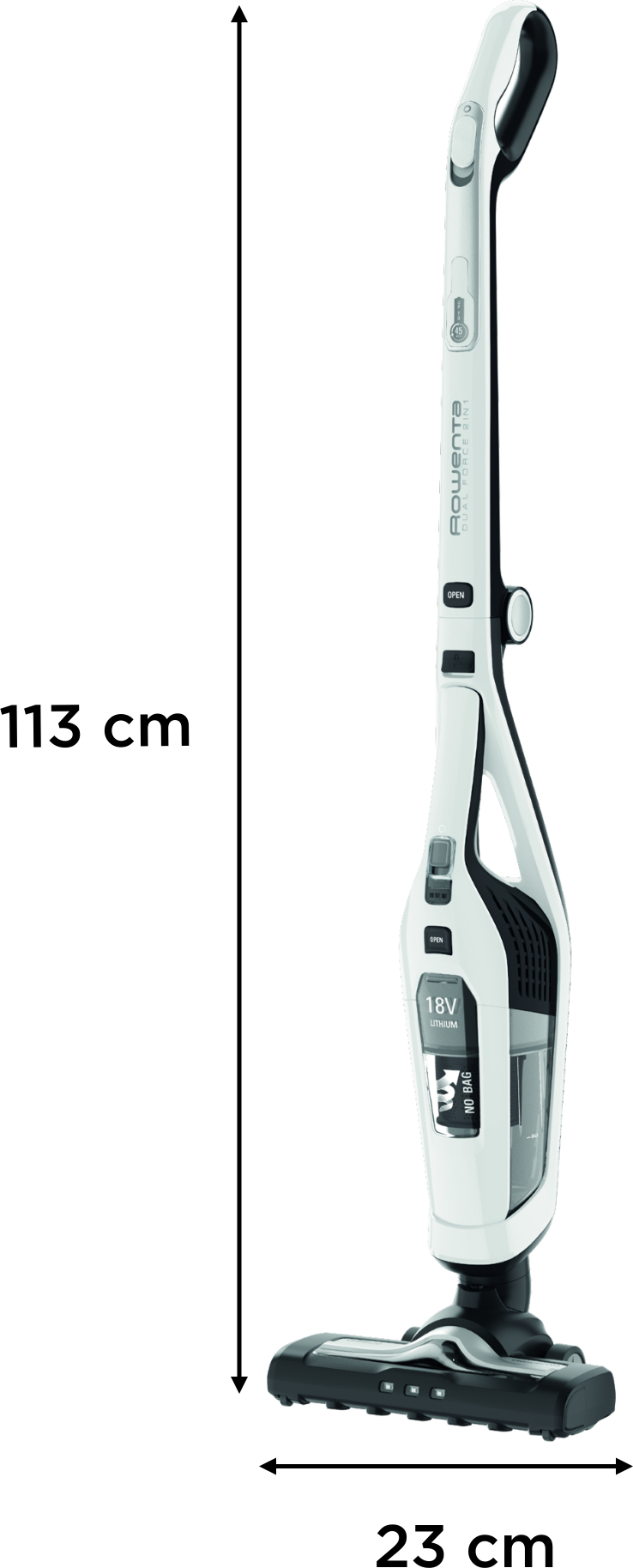 ROWENTA steelstofzuiger - RORH6737WH
