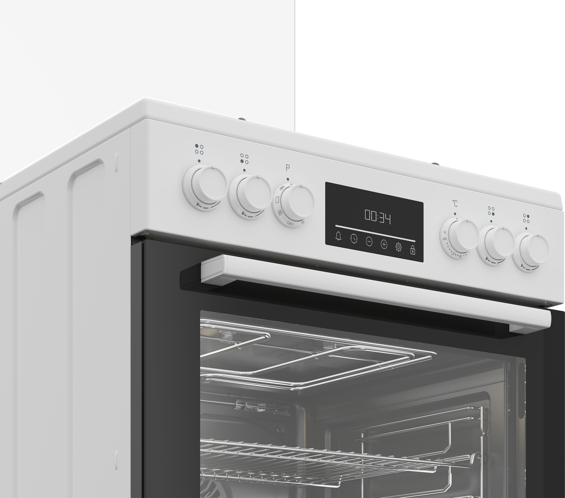 BEKO fornuis met gaskookplaat - 60cm - FBM62320WDSN