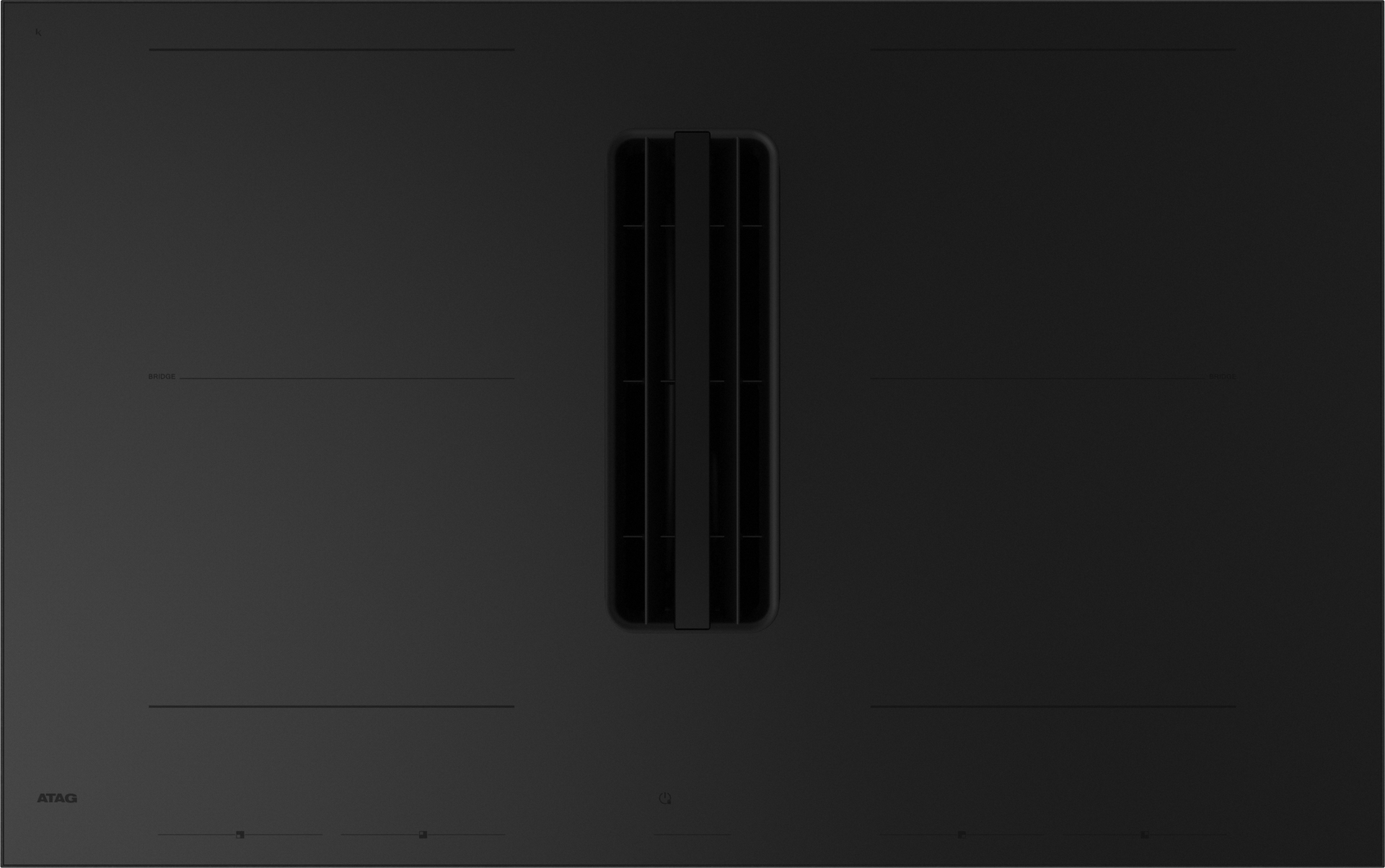 ATAG kookplaat met afzuiging - 83cm - HIDD28472SV