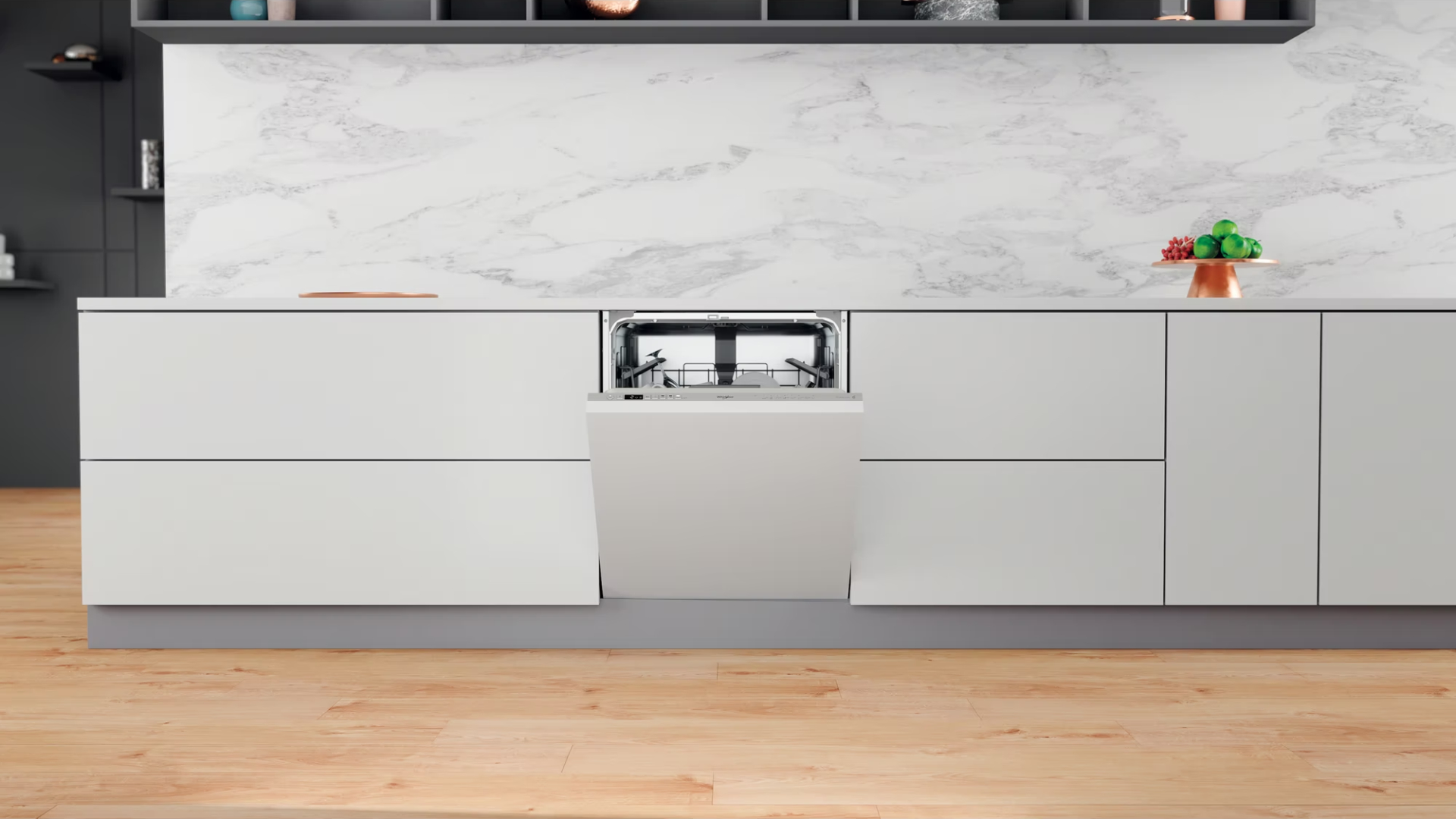 WHIRLPOOL vaatwasser volledig integreerbaar - WIC3C33PE