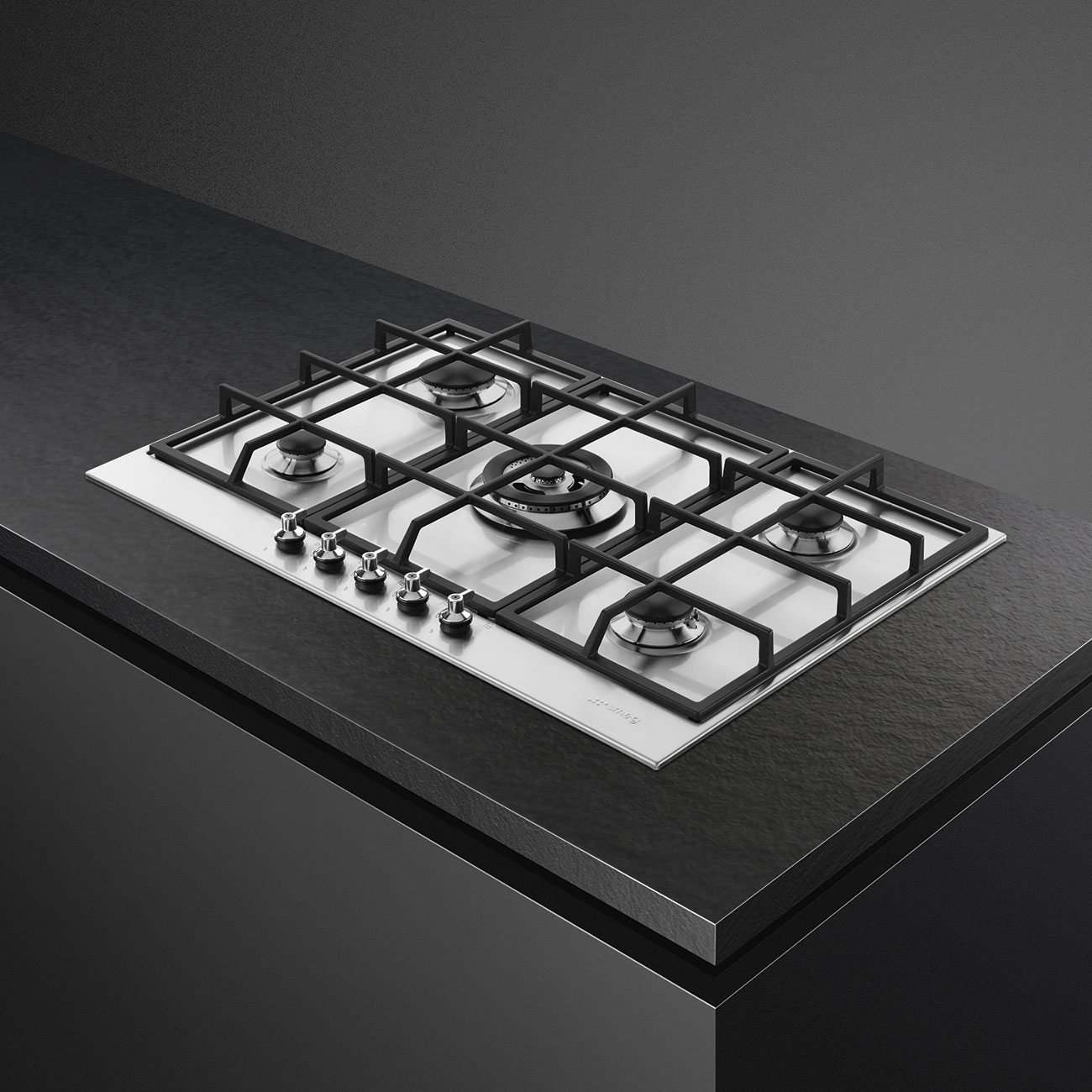 SMEG gaskookplaat - 72cm - PX375