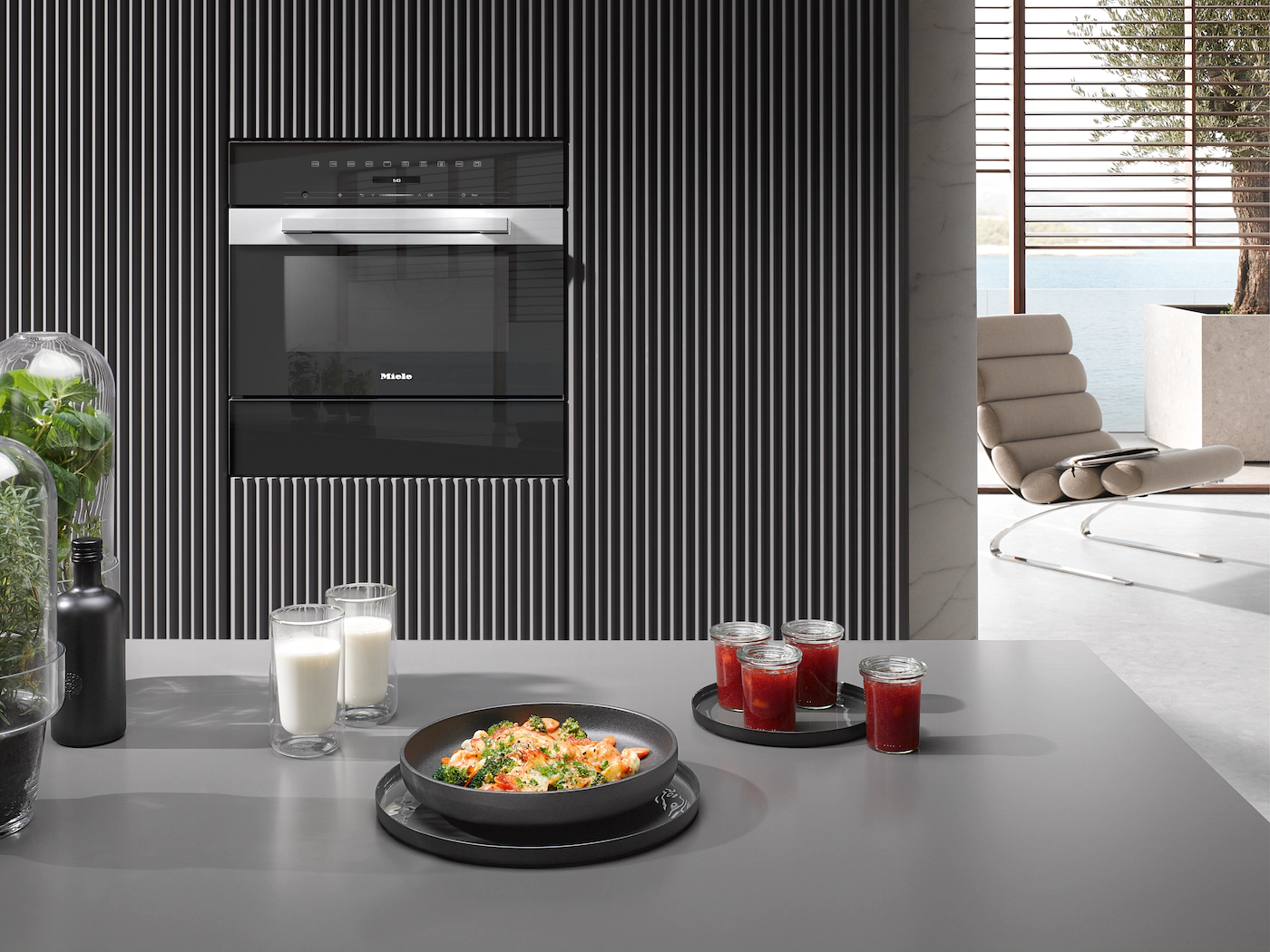MIELE PURELINE microgolfoven met grill - 45cm - M7244CS