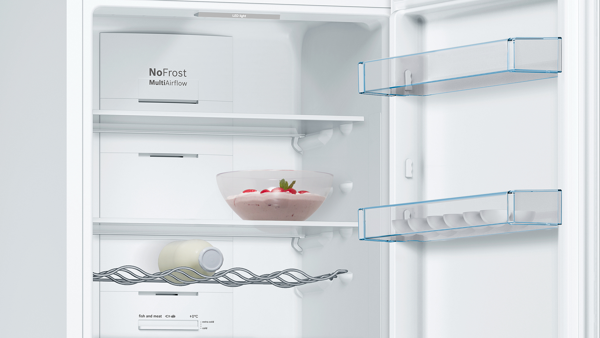 BOSCH SERIE 4 Vrijstaande koel-vriescombinatie - KGN36VWED