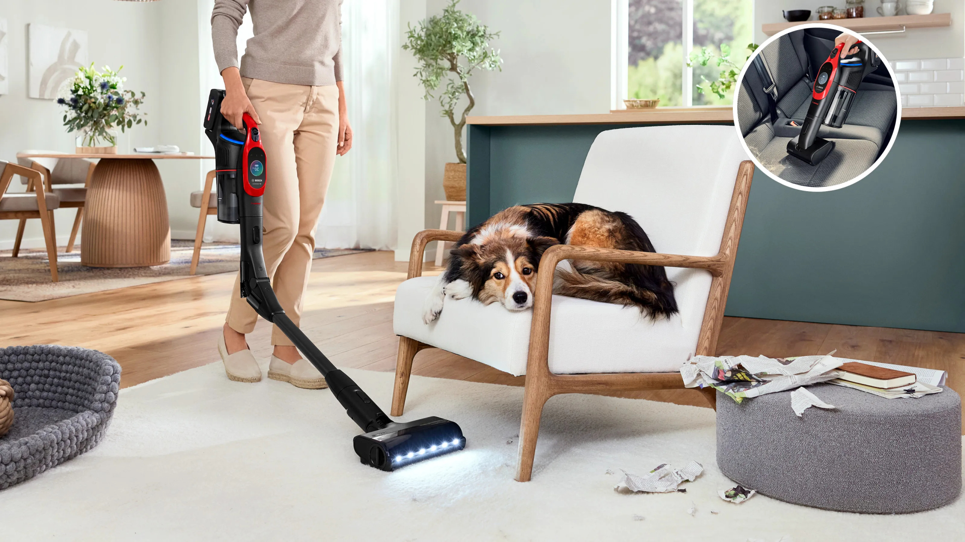 BOSCH  Unlimited 10 steelstofzuiger - BCS1041PET