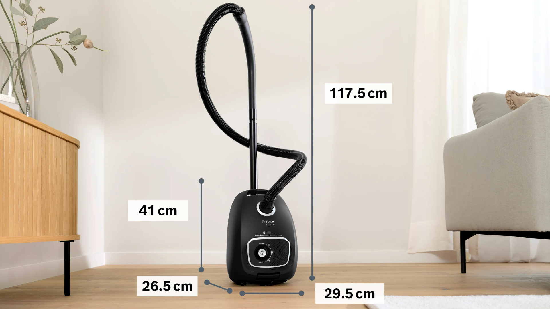 BOSCH  stofzuiger met zak - BGL41BA3H
