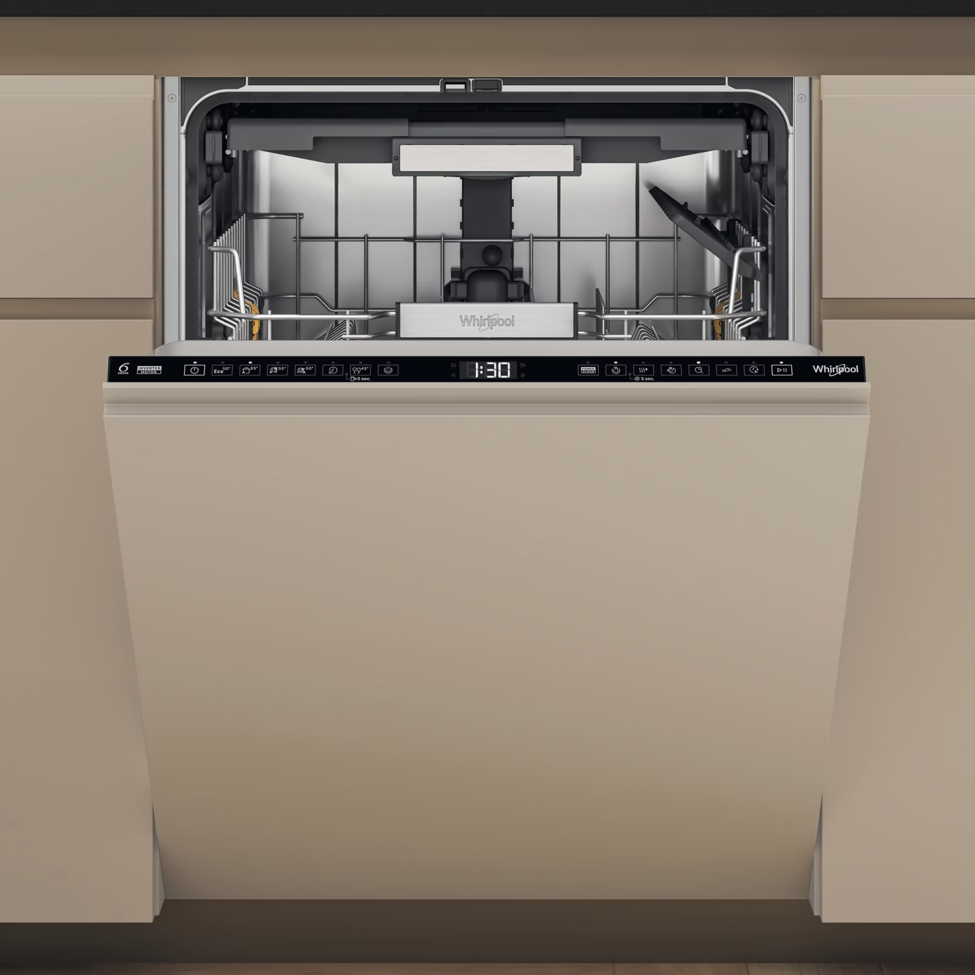 WHIRLPOOL vaatwasser volledig integreerbaar - WH7IA15AM3LS0